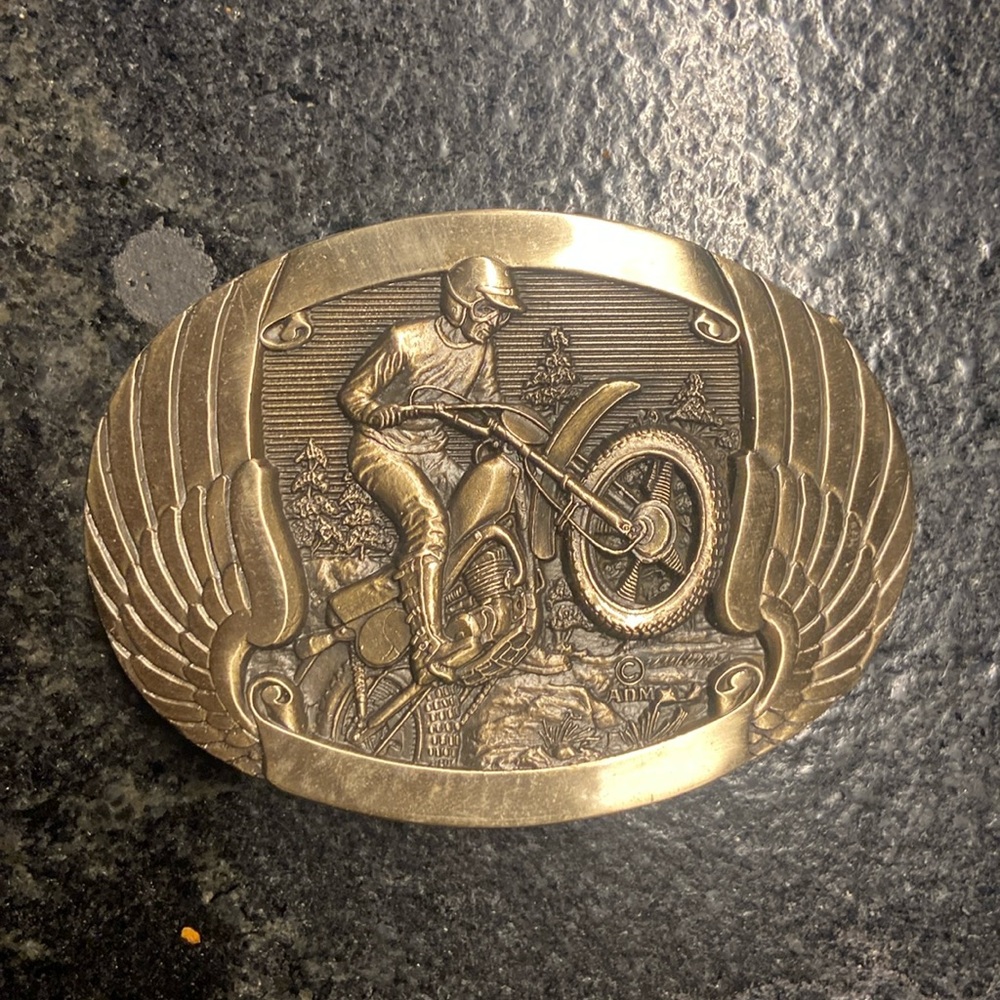 Motocross Dirtbike Belt Buckle